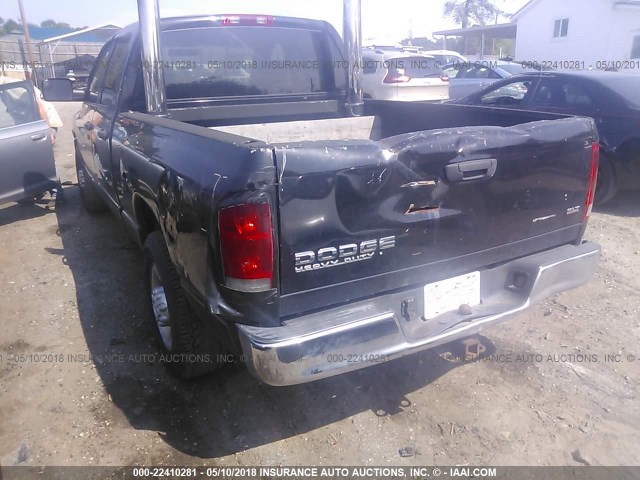 3D7KA28663G740524 - 2003 DODGE RAM 2500 ST/SLT 黑色 照片 6