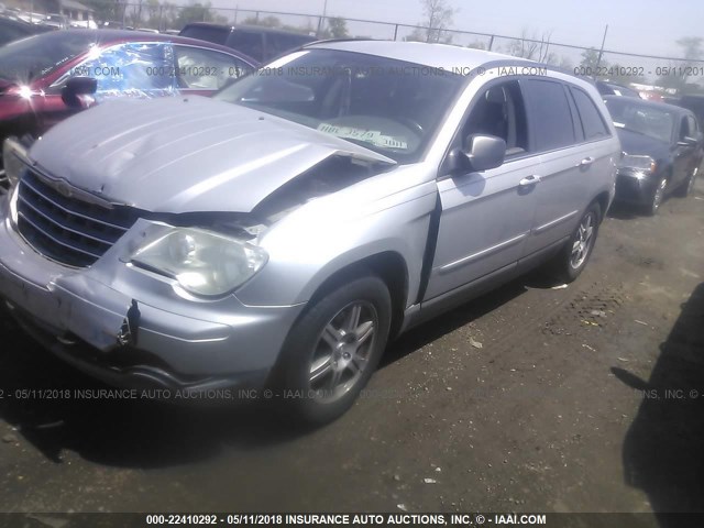 2A8GM68X98R638412 - 2008 CHRYSLER PACIFICA TOURING SILVER photo 2
