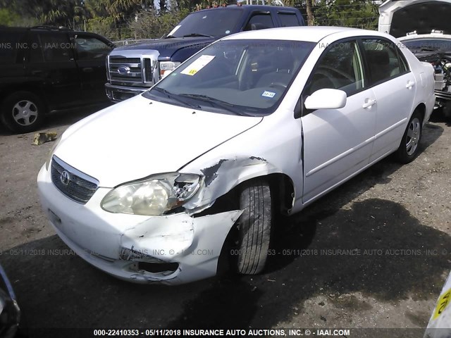 JTDBR32E352064005 - 2005 TOYOTA COROLLA CE/LE WHITE photo 2