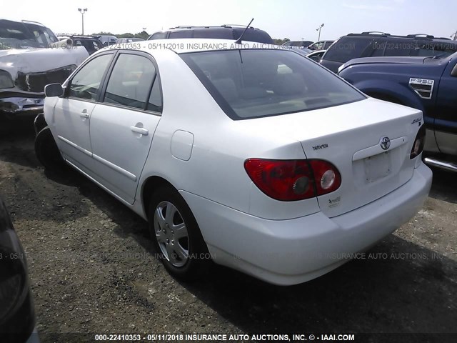 JTDBR32E352064005 - 2005 TOYOTA COROLLA CE/LE WHITE photo 3