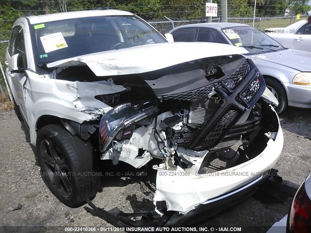 3C4PDCGBXGT112376 - 2016 DODGE JOURNEY CROSSROAD WHITE photo 6