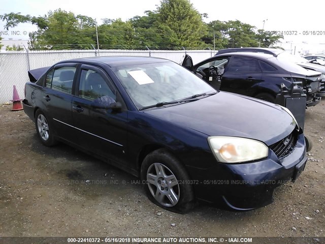 1G1ZT51836F173641 - 2006 CHEVROLET MALIBU LT BLUE photo 1