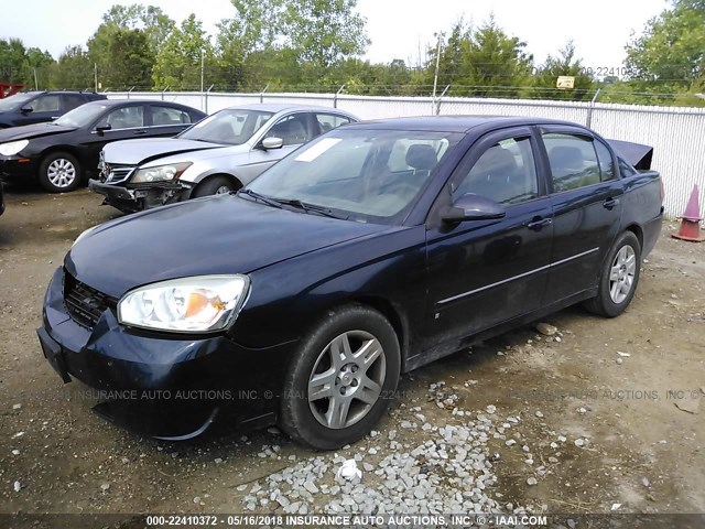 1G1ZT51836F173641 - 2006 CHEVROLET MALIBU LT BLUE photo 2