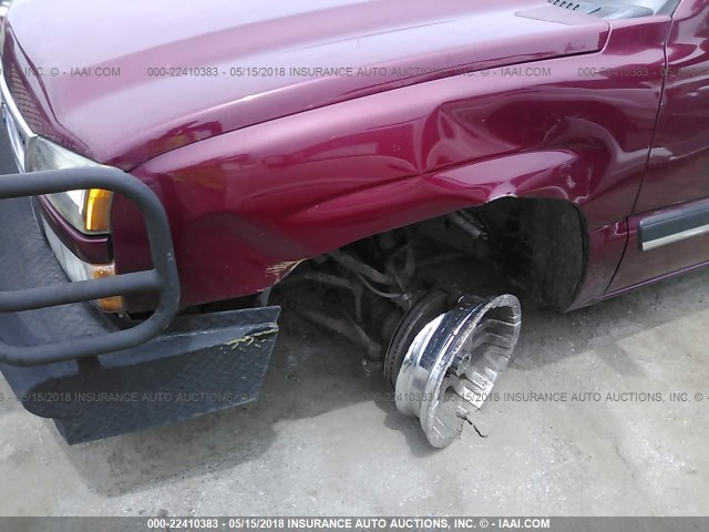 2GCEK13Z761256083 - 2006 CHEVROLET SILVERADO K1500 BURGUNDY photo 6