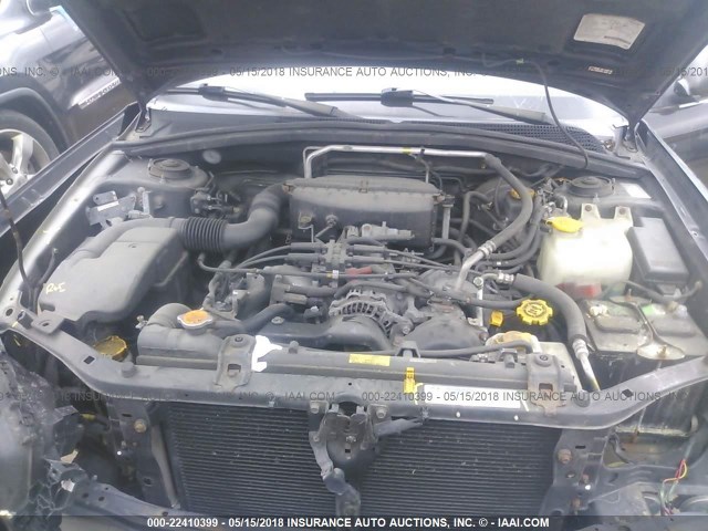 JF1SG65613H762124 - 2003 SUBARU FORESTER 2.5XS შავი ფოტო 10