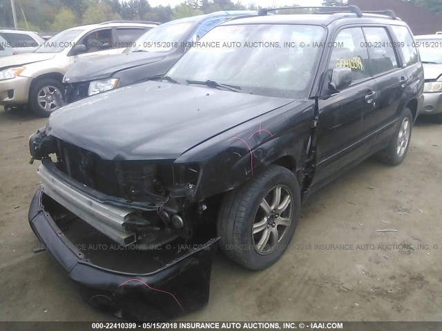 JF1SG65613H762124 - 2003 SUBARU FORESTER 2.5XS შავი ფოტო 2