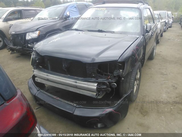 JF1SG65613H762124 - 2003 SUBARU FORESTER 2.5XS შავი ფოტო 6