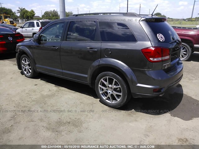 3C4PDCEG0GT129945 - 2016 DODGE JOURNEY R/T GRAY photo 3