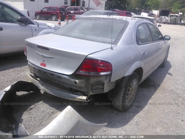 1C3EL46X36N248350 - 2006 CHRYSLER SEBRING SILVER photo 4