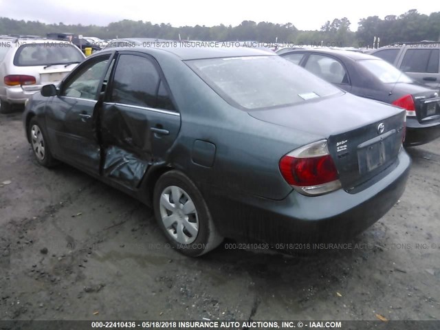 4T1BE32K25U424110 - 2005 TOYOTA CAMRY LE/XLE/SE 绿色 照片 3