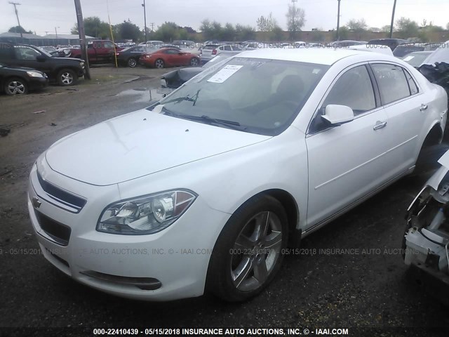 1G1ZF5E73CF214824 - 2012 CHEVROLET MALIBU 3LT თეთრი ფოტო 2