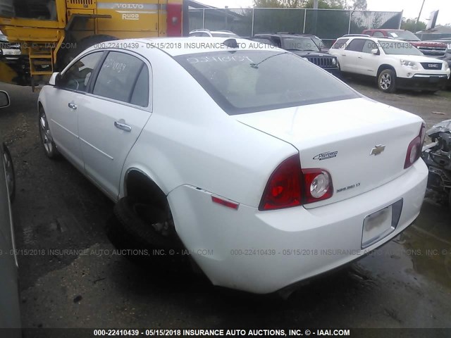 1G1ZF5E73CF214824 - 2012 CHEVROLET MALIBU 3LT თეთრი ფოტო 3