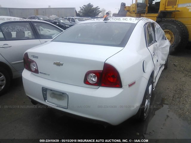 1G1ZF5E73CF214824 - 2012 CHEVROLET MALIBU 3LT WHITE photo 4