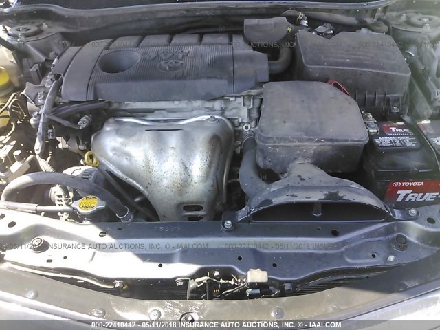 4T1BF3EKXBU739239 - 2011 TOYOTA CAMRY SE/LE/XLE GRAY photo 10