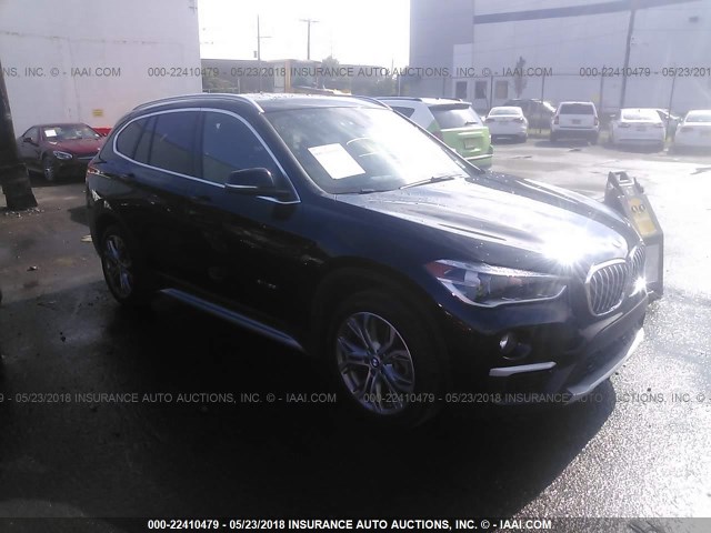 WBXHT3Z30H4A52313 - 2017 BMW X1 XDRIVE28I შავი ფოტო 1