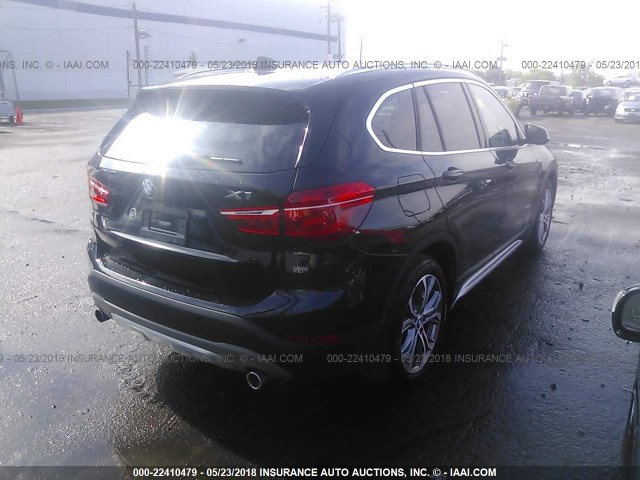 WBXHT3Z30H4A52313 - 2017 BMW X1 XDRIVE28I შავი ფოტო 4