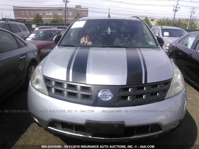 JN8AZ08WX3W212686 - 2003 NISSAN MURANO SL/SE SILVER photo 6