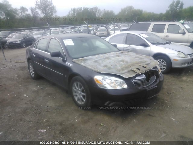 1G4HD57288U204637 - 2008 BUICK LUCERNE CXL MAROON photo 1