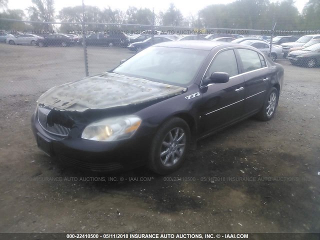 1G4HD57288U204637 - 2008 BUICK LUCERNE CXL MAROON photo 2