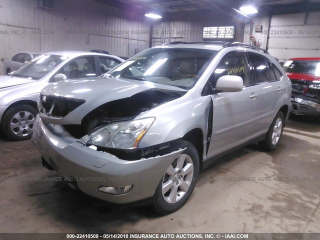 JTJHA31U140036401 - 2004 LEXUS RX 330 SILVER photo 2