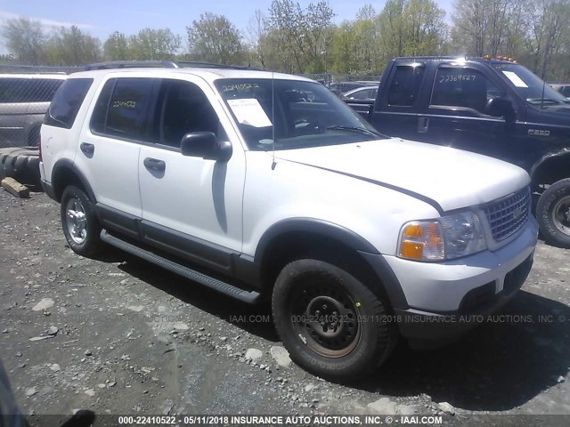 1FMZU73K13UB79076 - 2003 FORD EXPLORER XLT/XLT SPORT/NBX WHITE photo 1