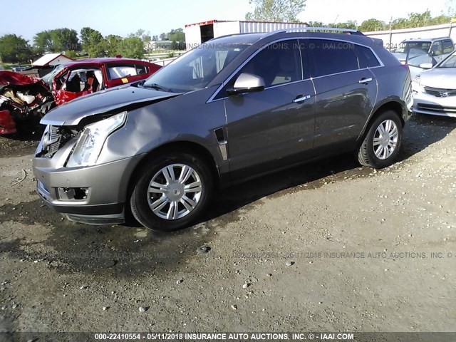 3GYFNAE3XCS504616 - 2012 CADILLAC SRX LUXURY COLLECTION GRAY photo 2