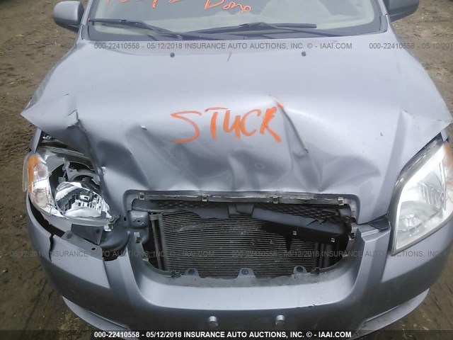 KL1TD5DEXBB187914 - 2011 CHEVROLET AVEO LS/LT 灰色 照片 10