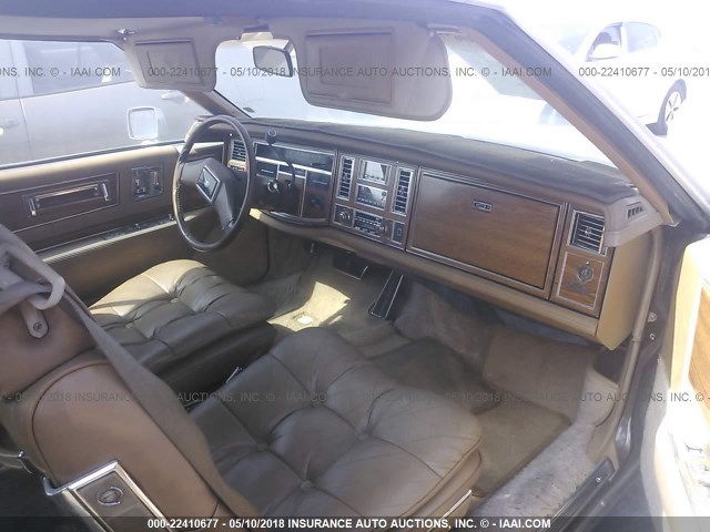 1G6AL5795BE621689 - 1981 CADILLAC ELDORADO BROWN photo 5