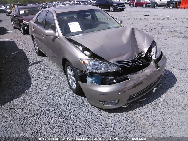 4T1BE30K85U966055 - 2005 TOYOTA CAMRY LE/XLE/SE GOLD photo 1