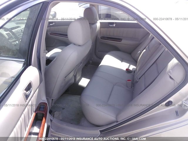 4T1BE30K85U966055 - 2005 TOYOTA CAMRY LE/XLE/SE GOLD photo 8