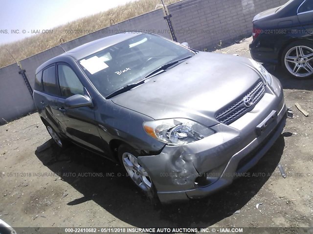 2T1KR30E38C708353 - 2008 TOYOTA COROLLA MATRIX XR GRAY photo 1