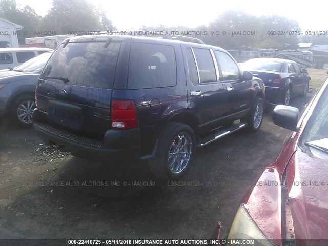 1FMZU62K14UB50982 - 2004 FORD EXPLORER XLS/XLS SPORT BLUE photo 4