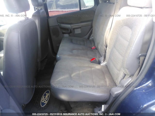 1FMZU62K14UB50982 - 2004 FORD EXPLORER XLS/XLS SPORT BLUE photo 8