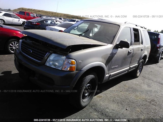 1FMZU63E62ZB62313 - 2002 FORD EXPLORER XLT TAN photo 2