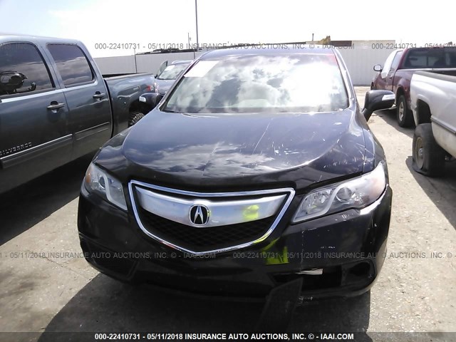 5J8TB3H36FL000536 - 2015 ACURA RDX BLACK photo 6