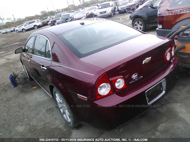 1G1ZE5E72AF131028 - 2010 CHEVROLET MALIBU LTZ 栗色 照片 3