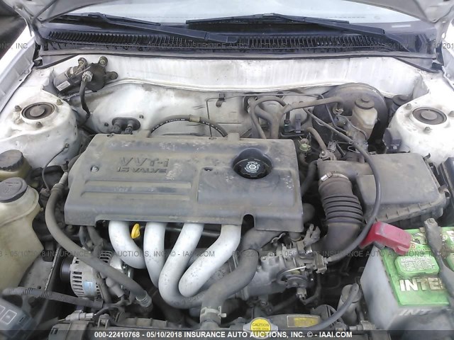 1NXBR12E9YZ349204 - 2000 TOYOTA COROLLA VE/CE/LE 白色 照片 10