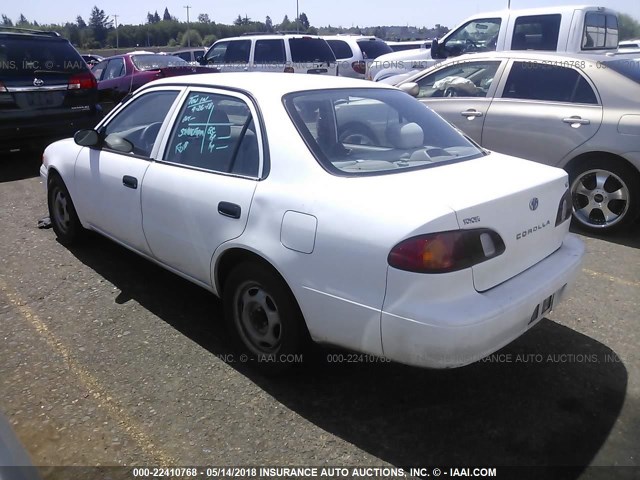 1NXBR12E9YZ349204 - 2000 TOYOTA COROLLA VE/CE/LE 白色 照片 3