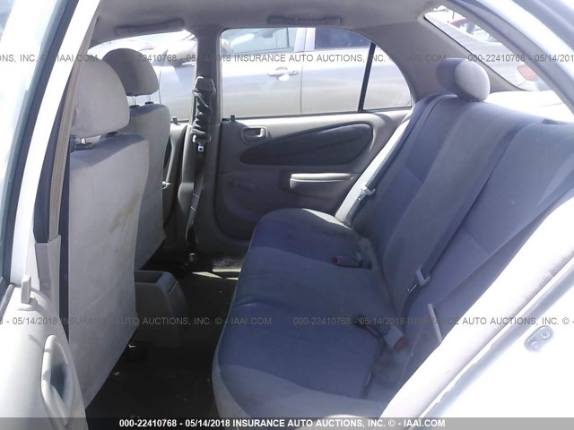 1NXBR12E9YZ349204 - 2000 TOYOTA COROLLA VE/CE/LE 白色 照片 8