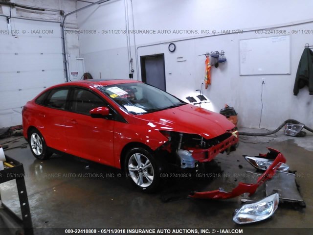 1FADP3F20DL325278 - 2013 FORD FOCUS SE RED photo 1