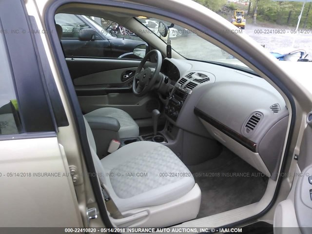1G1ZT52875F299210 - 2005 CHEVROLET MALIBU LS ოქროსფერი ფოტო 5