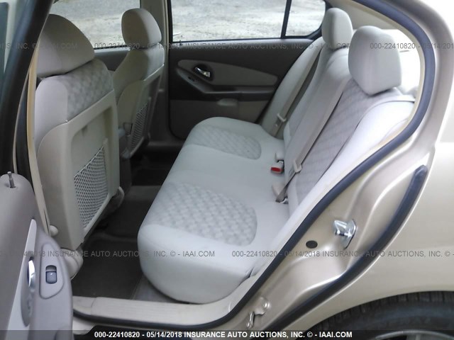 1G1ZT52875F299210 - 2005 CHEVROLET MALIBU LS ოქროსფერი ფოტო 8