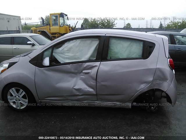 KL8CB6S91DC527404 - 2013 CHEVROLET SPARK LS PINK photo 6