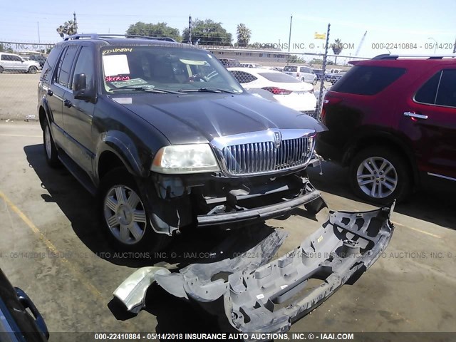 5LMEU88H45ZJ29678 - 2005 LINCOLN AVIATOR BROWN photo 1