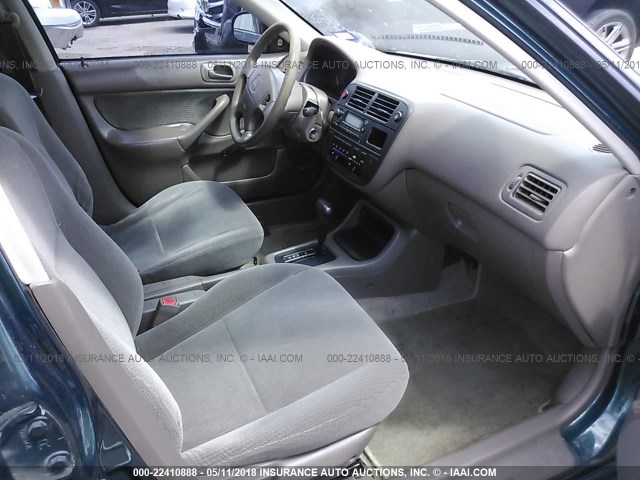 2HGEJ6620VH542217 - 1997 HONDA CIVIC DX BLACK photo 5