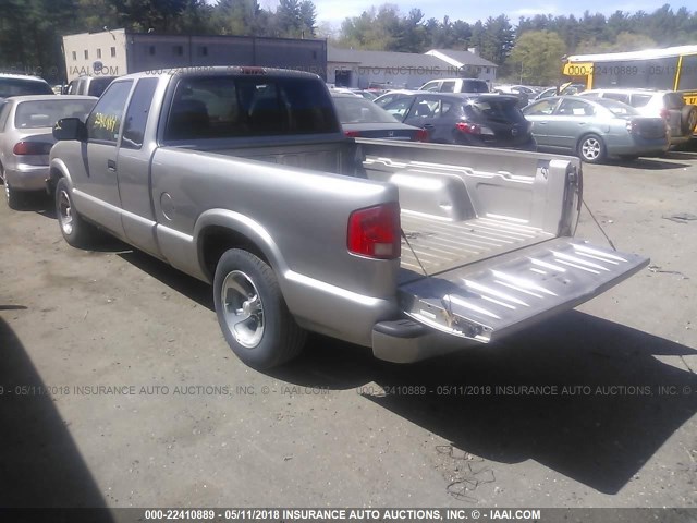 1GCCS19HX38266024 - 2003 CHEVROLET S TRUCK S10 GRAY photo 3