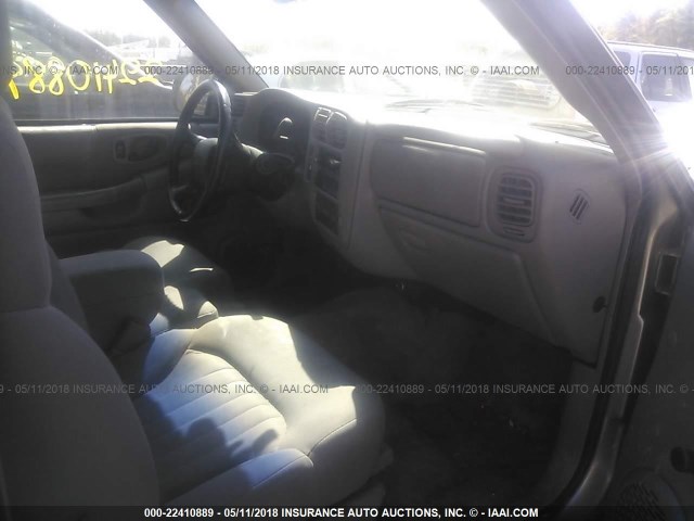 1GCCS19HX38266024 - 2003 CHEVROLET S TRUCK S10 GRAY photo 5