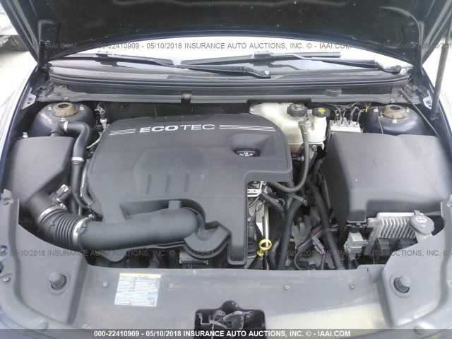 1G1ZC5EB7A4155573 - 2010 CHEVROLET MALIBU 1LT 深蓝色 照片 10