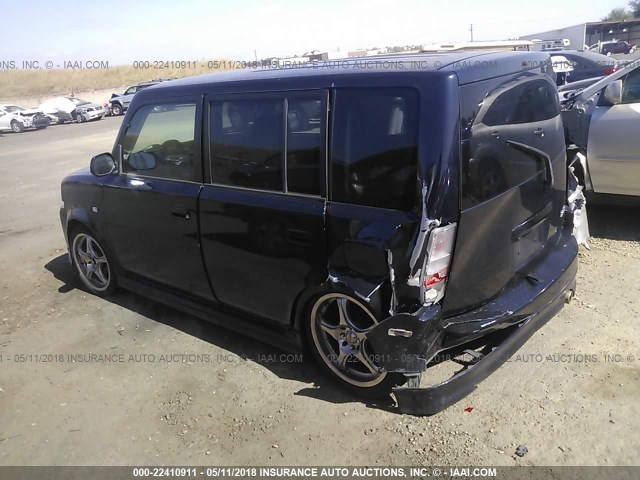 JTLKT324040135099 - 2004 TOYOTA SCION XB BLUE photo 3