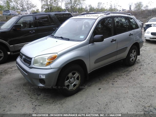JTEGD20V740023464 - 2004 TOYOTA RAV4 银色 照片 2